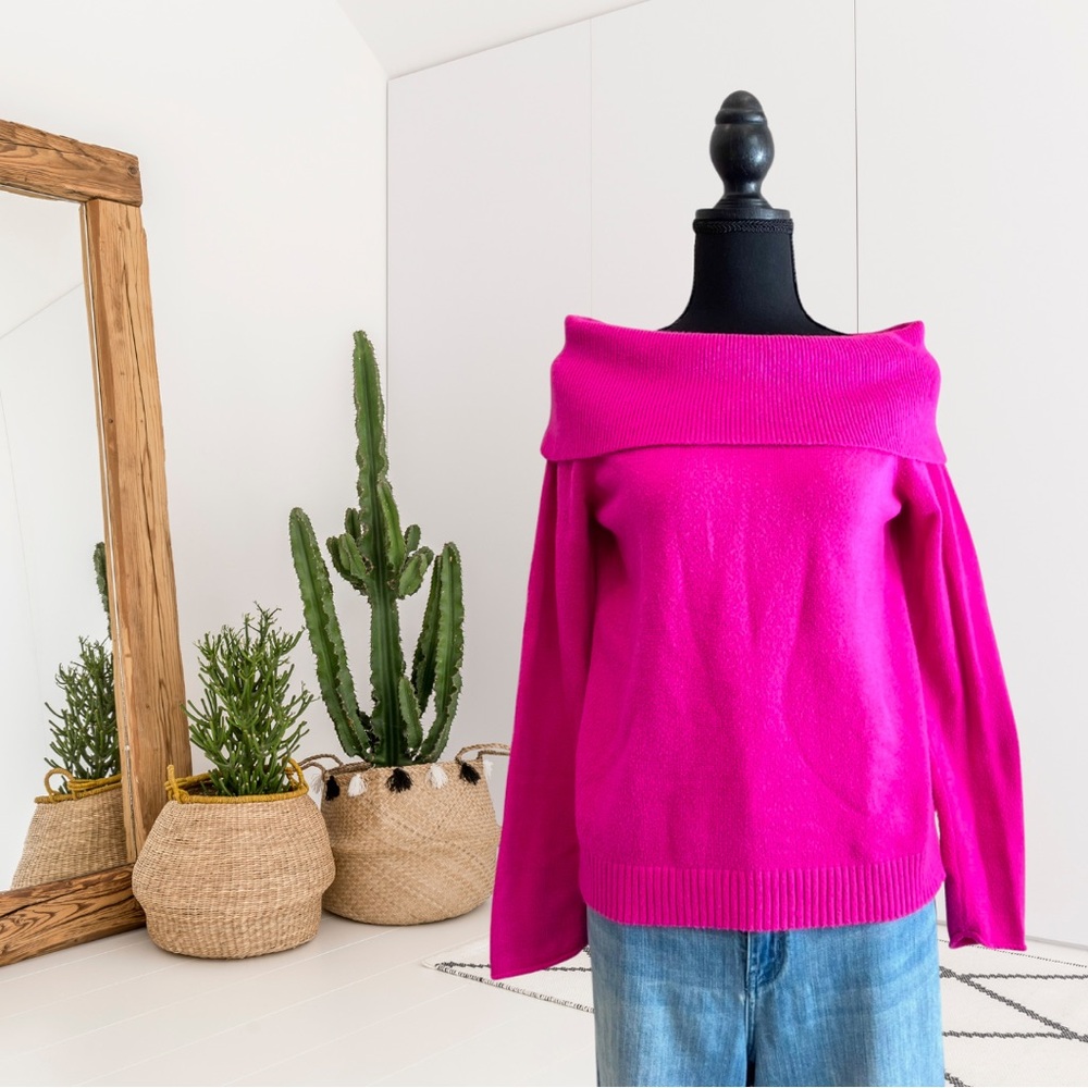 By Anthropologie Off the Shoulder Sweater